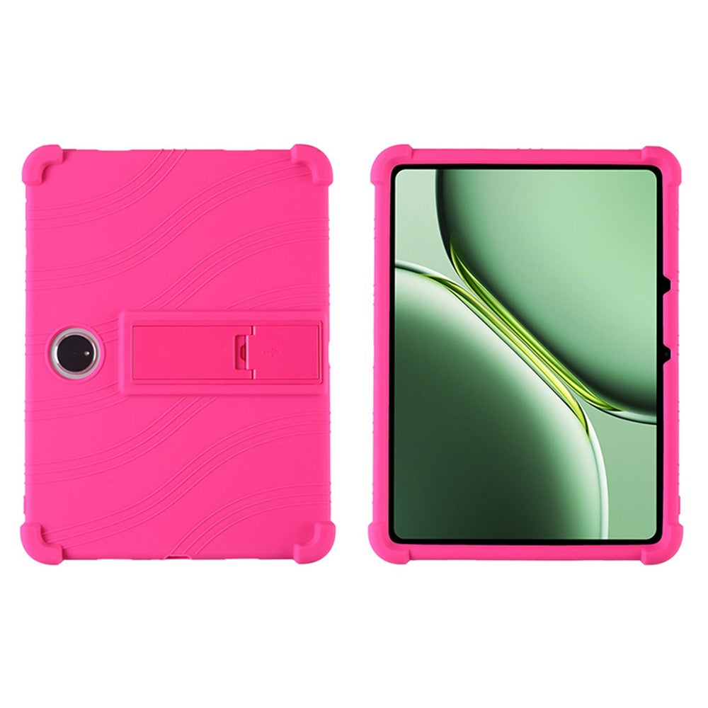 For Oppo Pad 3 / OnePlus Pad Pro Silicone Case with Kickstand Rugged Protective Cover