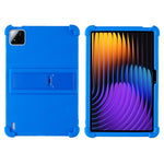 For Xiaomi Pad 7 / Pad 7 Pro Silicone Case with Kickstand Rugged Protective Cover