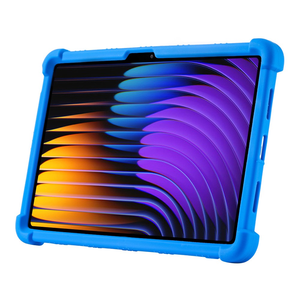 For Xiaomi Pad 7 / Pad 7 Pro Silicone Case with Kickstand Rugged Protective Cover