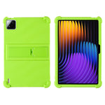 For Xiaomi Pad 7 / Pad 7 Pro Silicone Case with Kickstand Rugged Protective Cover