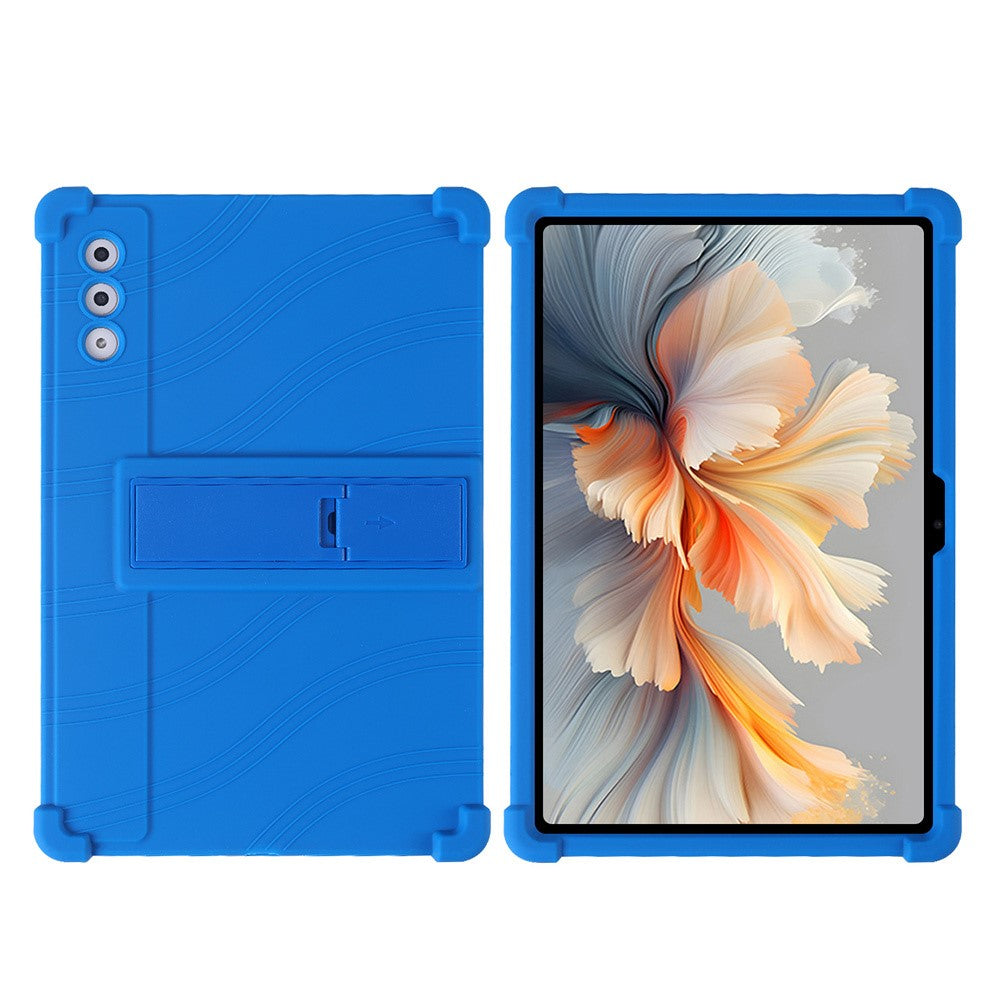 For Lenovo Yoga Tab Plus / Pad Pro AI Silicone Case with Kickstand Rugged Protective Cover