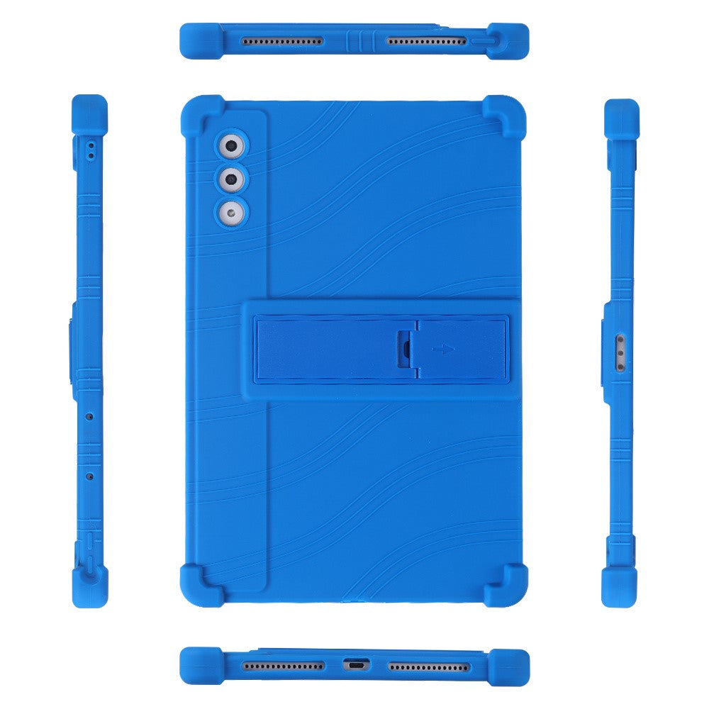 For Lenovo Yoga Tab Plus / Pad Pro AI Silicone Case with Kickstand Rugged Protective Cover