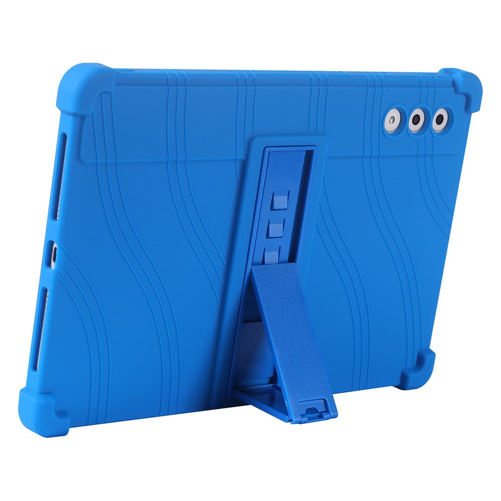 For Lenovo Yoga Tab Plus / Pad Pro AI Silicone Case with Kickstand Rugged Protective Cover