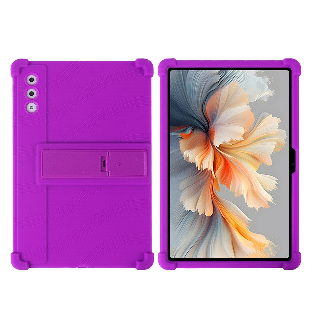 For Lenovo Yoga Tab Plus / Pad Pro AI Silicone Case with Kickstand Rugged Protective Cover