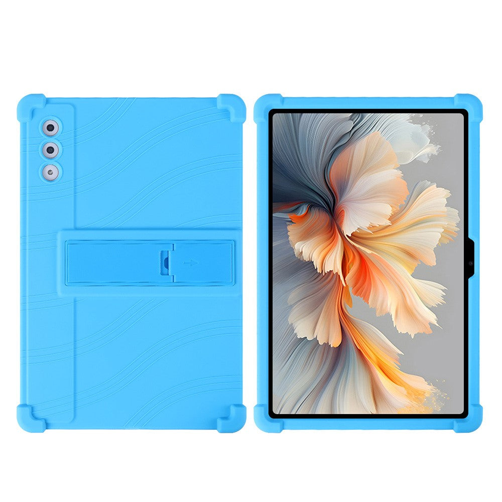 For Lenovo Yoga Tab Plus / Pad Pro AI Silicone Case with Kickstand Rugged Protective Cover