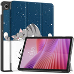 Fodral för Lenovo Tab TB311FU Pro med mönster, läderstativ och stativ.