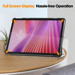 Fodral för Lenovo Tab TB311FU Pro med mönster, läderstativ och stativ.