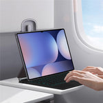 Floating Magnetic Keyboard For Samsung Galaxy Tab S10 Ultra / S9 Ultra / S8 Ultra Bluetooth-Compatible Keyboard + Leather Tablet Case