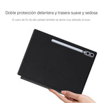 Flydende magnetisk tastatur (spansk) til Samsung Galaxy Tab S10 Ultra / S9 Ultra / S8 Ultra Bluetooth-kompatibelt tastatur + lædercover til tablet
