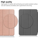 Til iPad (2025)/10.9 (2022) cover: Anti-drop læder tri-fold stander tabletcover