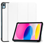Til iPad (2025)/10.9 (2022) cover: Anti-drop læder tri-fold stander tabletcover