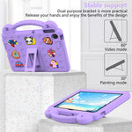 For Lenovo Tab TB311FU Case Kids Cartoon Patterns Hand Grip Kickstand Tablet EVA Cover