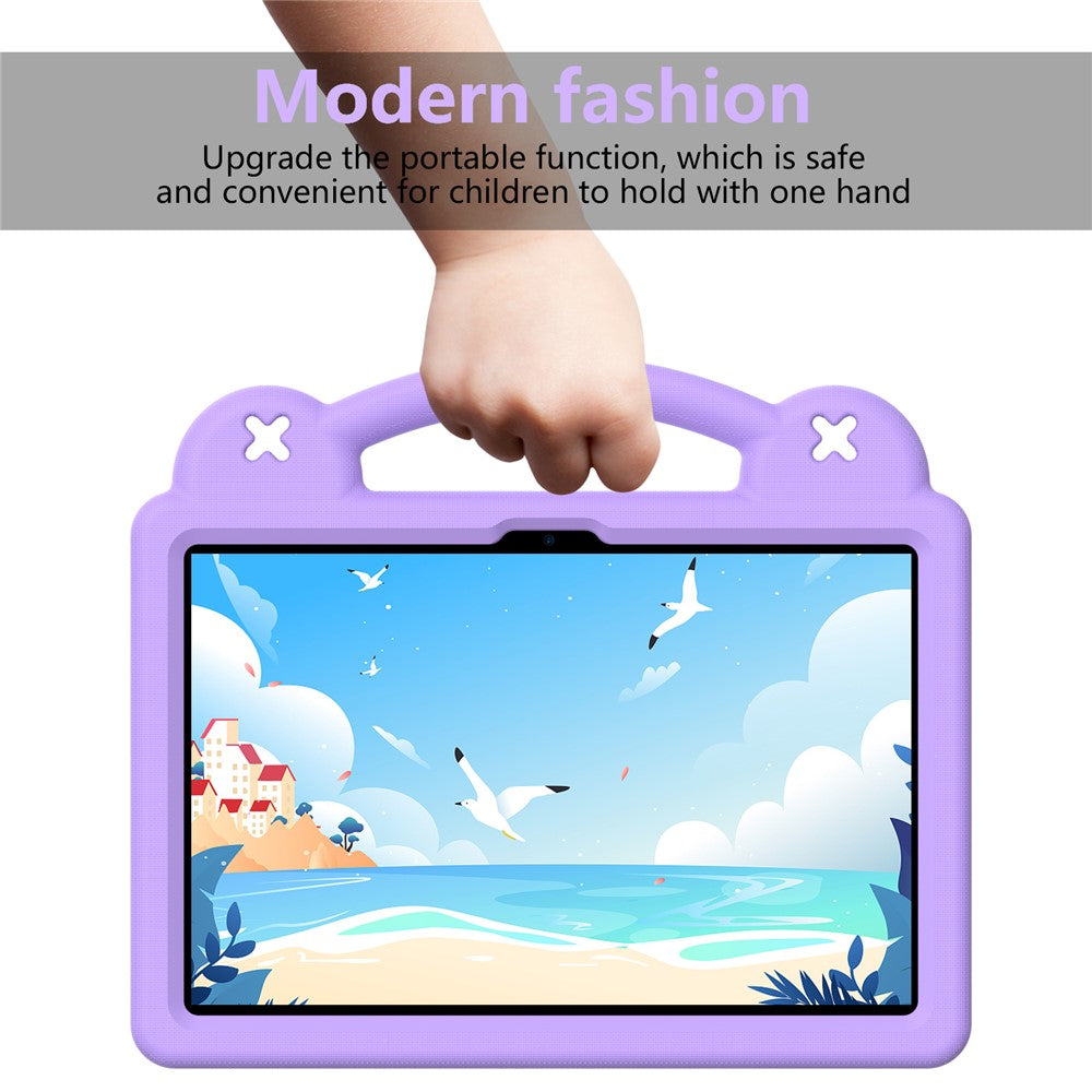 For Lenovo Tab TB311FU Case Kids Cartoon Patterns Hand Grip Kickstand Tablet EVA Cover