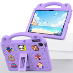 For Lenovo Tab TB311FU Case Kids Cartoon Patterns Hand Grip Kickstand Tablet EVA Cover