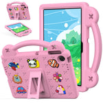 For Lenovo Tab TB311FU Case Kids Cartoon Patterns Hand Grip Kickstand Tablet EVA Cover