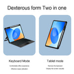 For Huawei Hi MatePad 11.5 2024 Leather Case + Bluetooth-Compatible Keyboard with Backlight Trackpad