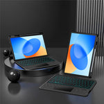 For Huawei Hi MatePad 11.5 2024 Leather Case + Bluetooth-Compatible Keyboard with Backlight Trackpad