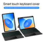 For Huawei Hi MatePad 11.5 2024 Leather Case + Bluetooth-Compatible Keyboard with Backlight Trackpad