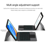 For Huawei Hi MatePad 11.5 2024 Leather Case + Touchpad Bluetooth-Compatible Keyboard with Backlit