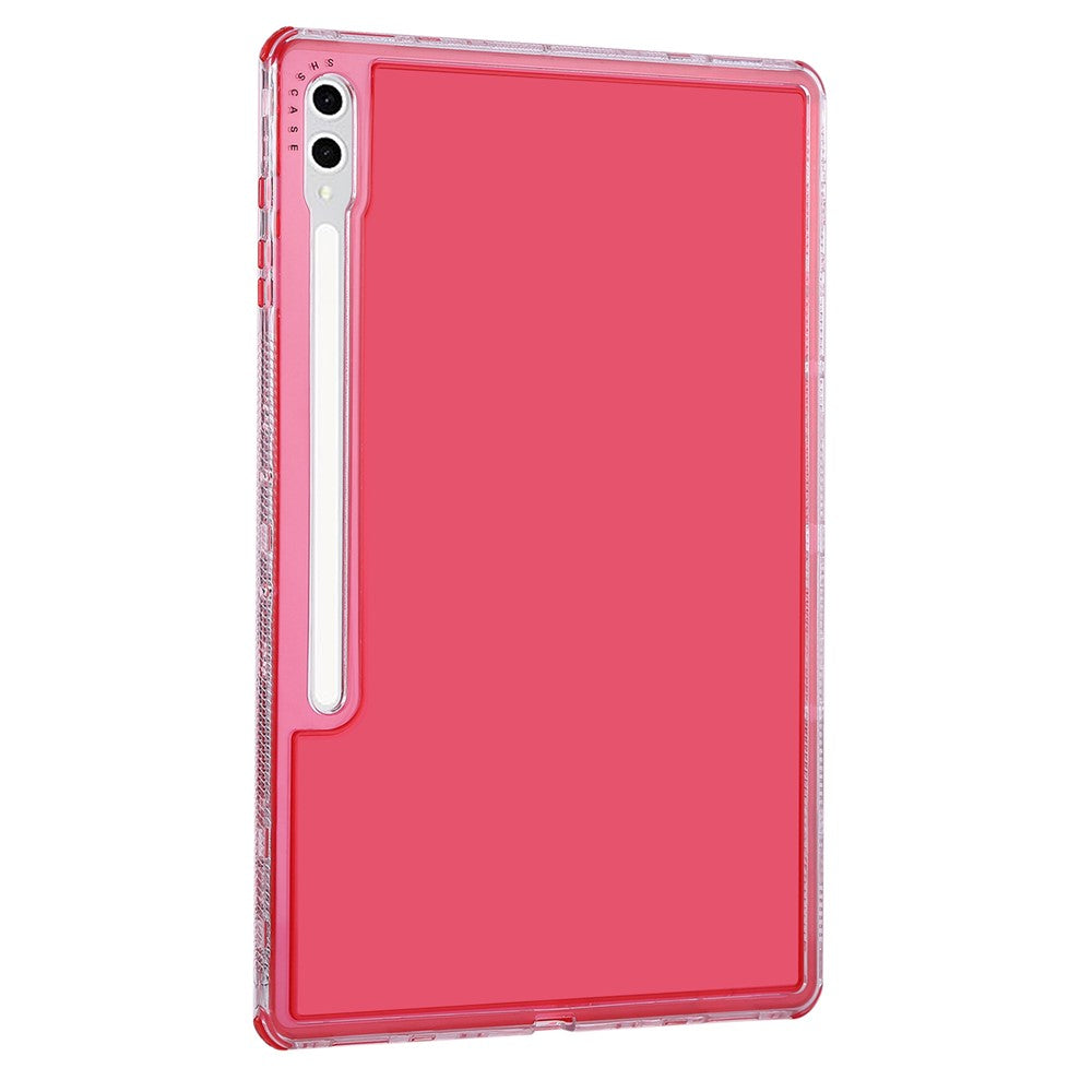 Til Samsung Galaxy Tab S9 Ultra / S8 Ultra Gennemsigtigt Cover 3-i-1 PC + TPU Stødsikkert Tabletcover
