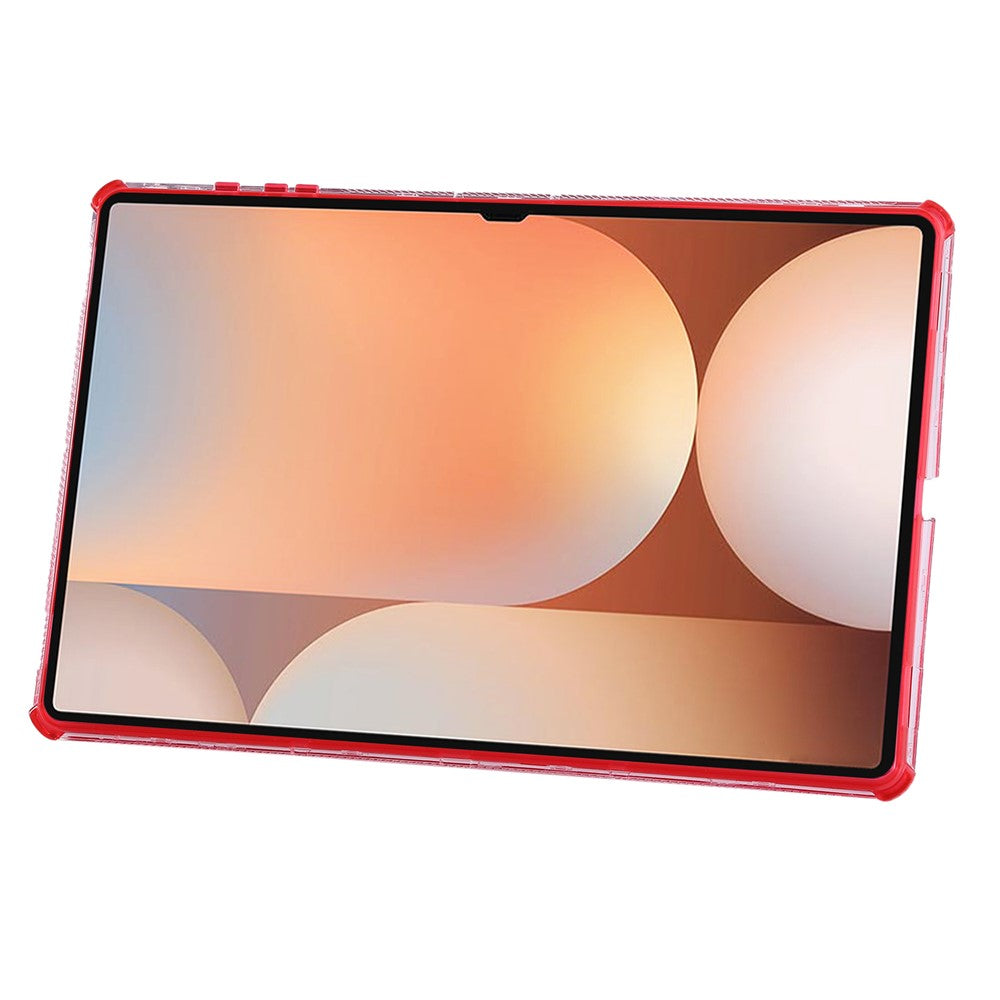 Til Samsung Galaxy Tab S9 Ultra / S8 Ultra Gennemsigtigt Cover 3-i-1 PC + TPU Stødsikkert Tabletcover