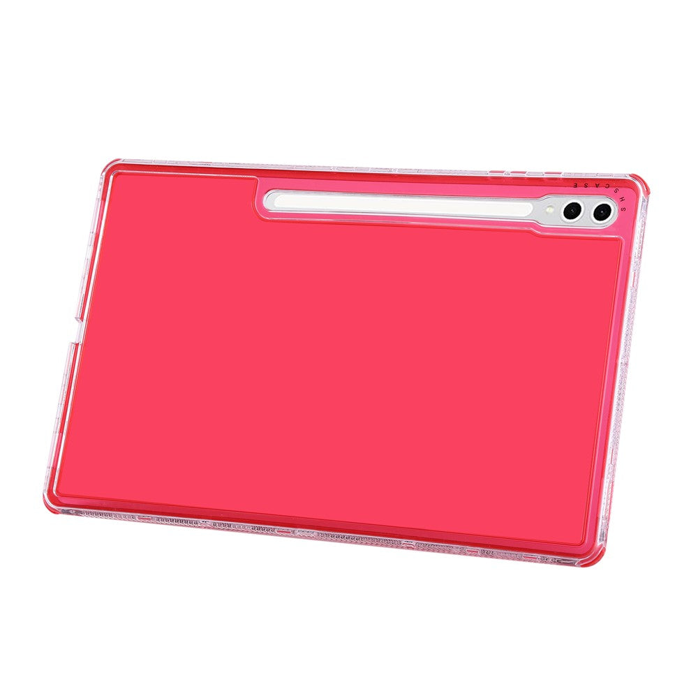 Til Samsung Galaxy Tab S9 Ultra / S8 Ultra Gennemsigtigt Cover 3-i-1 PC + TPU Stødsikkert Tabletcover