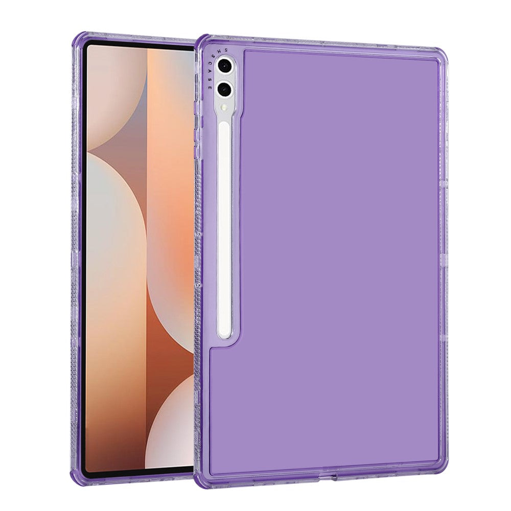 Til Samsung Galaxy Tab S9 Ultra / S8 Ultra Gennemsigtigt Cover 3-i-1 PC + TPU Stødsikkert Tabletcover