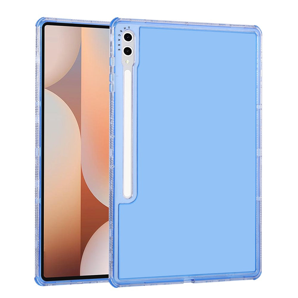 Til Samsung Galaxy Tab S9 Ultra / S8 Ultra Gennemsigtigt Cover 3-i-1 PC + TPU Stødsikkert Tabletcover