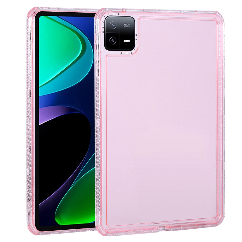 For Xiaomi Pad 6 Clear Case 3 in 1 PC + TPU Shockproof Tablet Cover