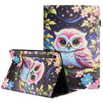 For Samsung Galaxy Tab S10 FE / S9 FE / S9 Tablet Case Litchi Texture Pattern Printing Leather Cover with Card Holder
