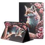 For Samsung Galaxy Tab S10 FE / S9 FE / S9 Tablet Case Litchi Texture Pattern Printing Leather Cover with Card Holder