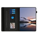 For Lenovo Tab M11 Tablet Case Litchi Texture Pattern Printing Leather Cover Auto Sleep  /  Wake with Card Holder