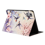 For Lenovo Tab M11 Tablet Case Litchi Texture Pattern Printing Leather Cover Auto Sleep  /  Wake with Card Holder