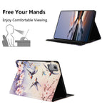 For Lenovo Tab M11 Tablet Case Litchi Texture Pattern Printing Leather Cover Auto Sleep  /  Wake with Card Holder