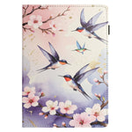 For Lenovo Tab M11 Tablet Case Litchi Texture Pattern Printing Leather Cover Auto Sleep  /  Wake with Card Holder
