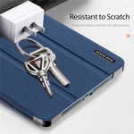 DUX DUCIS For Lenovo Yoga Tab Plus Case  Domo Series Tri-fold Stand PU Leather Protective Tablet Cover