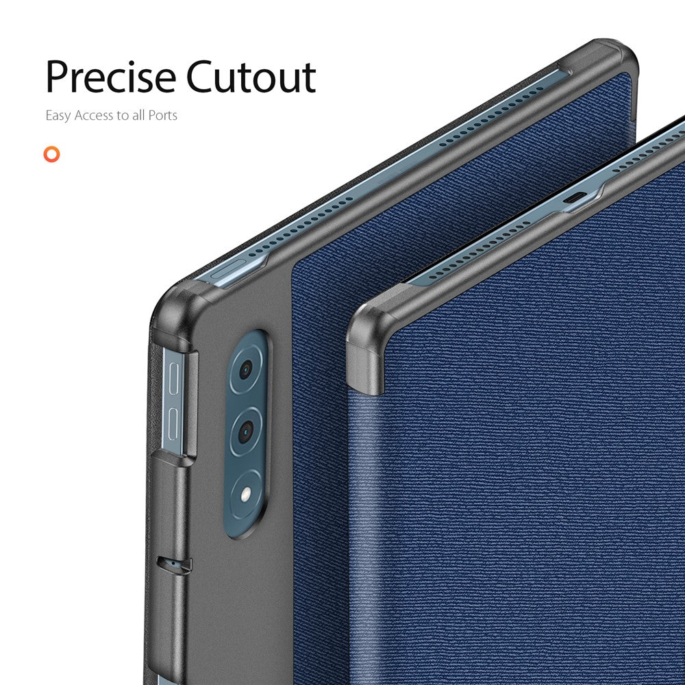 DUX DUCIS For Lenovo Yoga Tab Plus Case  Domo Series Tri-fold Stand PU Leather Protective Tablet Cover