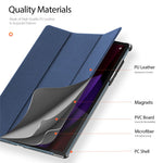 DUX DUCIS For Lenovo Yoga Tab Plus Case  Domo Series Tri-fold Stand PU Leather Protective Tablet Cover