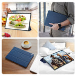 DUX DUCIS For Lenovo Yoga Tab Plus Case  Domo Series Tri-fold Stand PU Leather Protective Tablet Cover