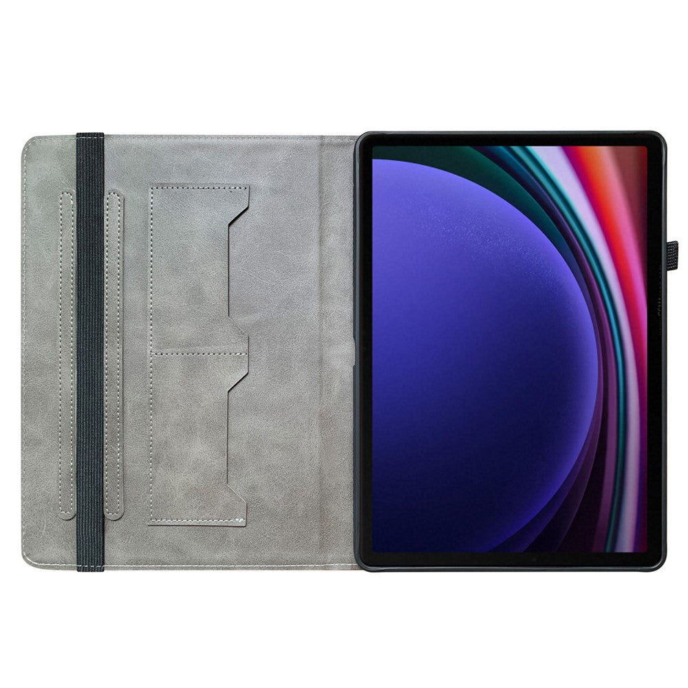 Lædercover til Samsung Galaxy Tab S10 Lite / S10 FE / S9 FE / S9 Mønstertrykket Ståfunktion Tablet Cover med Kortlommer