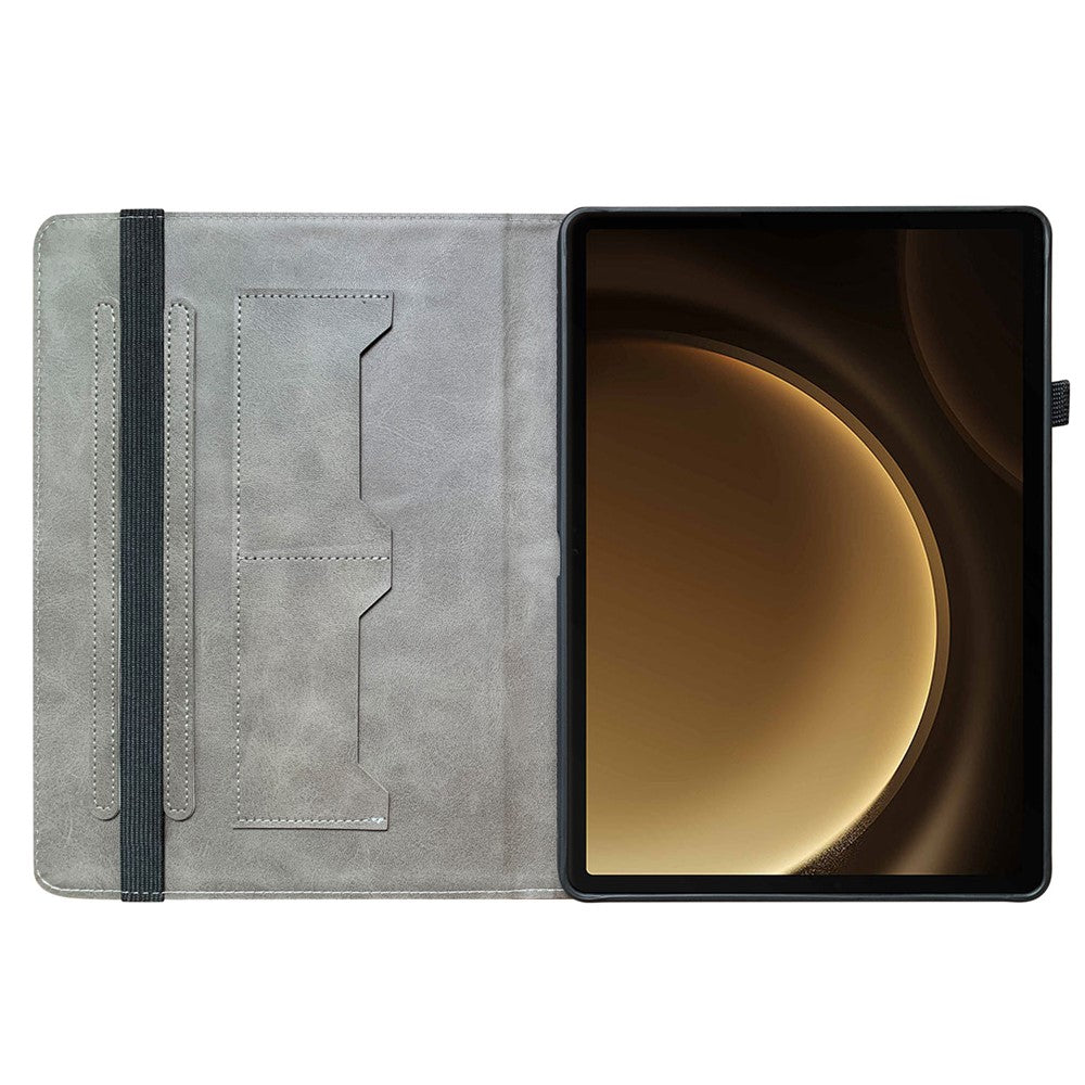 Leather Case For Samsung Galaxy Tab S10+  /  S9 FE+  /  S9+ Pattern Printed Stand Tablet Cover with Card Slots