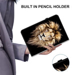 Leather Case For Samsung Galaxy Tab S10+  /  S9 FE+  /  S9+ Pattern Printed Stand Tablet Cover with Card Slots