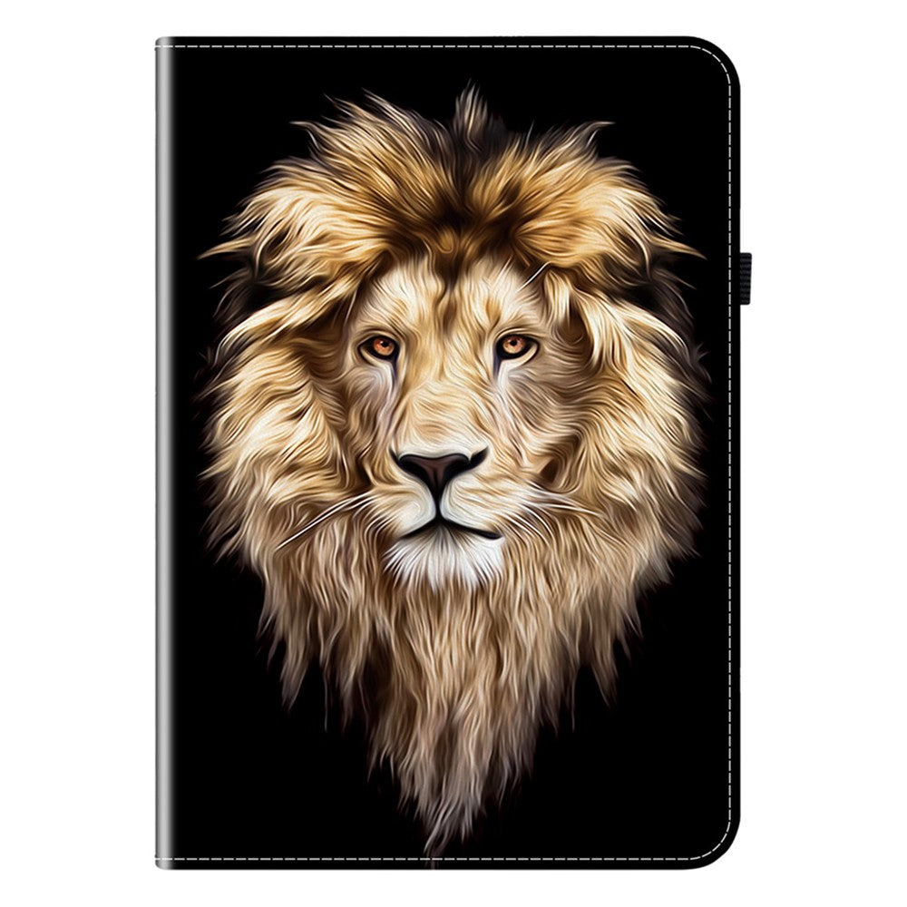 Leather Case For Samsung Galaxy Tab S10+  /  S9 FE+  /  S9+ Pattern Printed Stand Tablet Cover with Card Slots