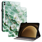 Leather Case For Samsung Galaxy Tab S10+  /  S9 FE+  /  S9+ Pattern Printed Stand Tablet Cover with Card Slots