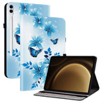 Leather Case For Samsung Galaxy Tab S10+  /  S9 FE+  /  S9+ Pattern Printed Stand Tablet Cover with Card Slots