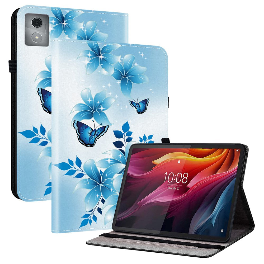 Leather Case For Lenovo Tab K11 Plus / M11 Plus / Xiaoxin Pad Plus (2024) Pattern Printed Stand Tablet Cover with Card Slots
