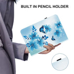 For Lenovo Tab M9 TB-310FU Leather Case Pattern Printed Stand Tablet Cover with Card Slots