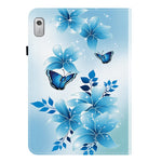 For Lenovo Tab M9 TB-310FU Leather Case Pattern Printed Stand Tablet Cover with Card Slots
