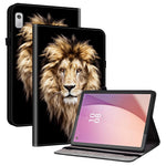 For Lenovo Tab M9 TB-310FU Leather Case Pattern Printed Stand Tablet Cover with Card Slots