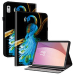 For Lenovo Tab M9 TB-310FU Leather Case Pattern Printed Stand Tablet Cover with Card Slots